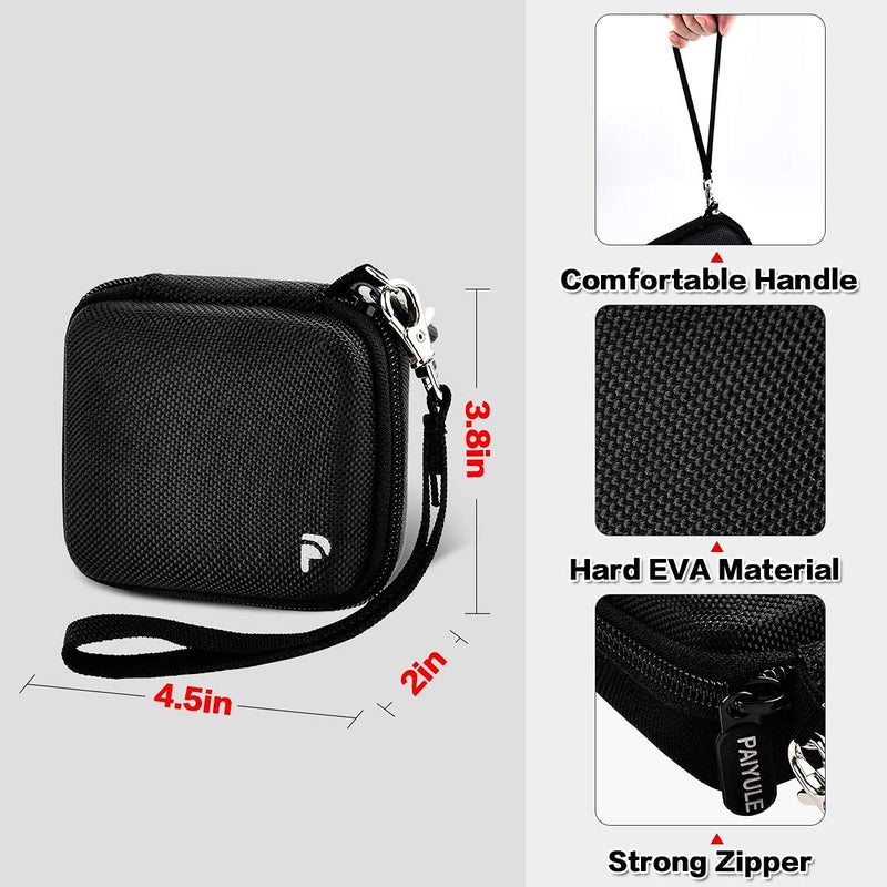 PAIYULE Guitar Pick Holder Case for Fender/for Dunlop/for D'Addario/for Jim Dunlop/for ChromaCast/for UNLP MUSICAL INSTRUMENT Guitar Accessories, All Size Picks Storage Pouch Box-Bag Only-balck - Image 3